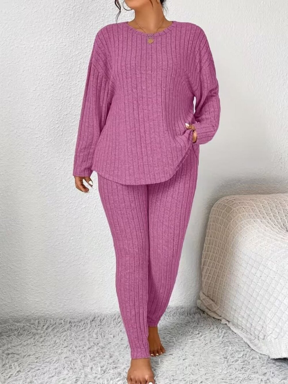 NWOT Women's 2-piece plus size 16 (2XL) Rose Loungewear set